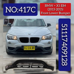 Front Lower Bumper 51117409128 Compatible With BMW  X1 E84 2010-2016 Tag No.417C