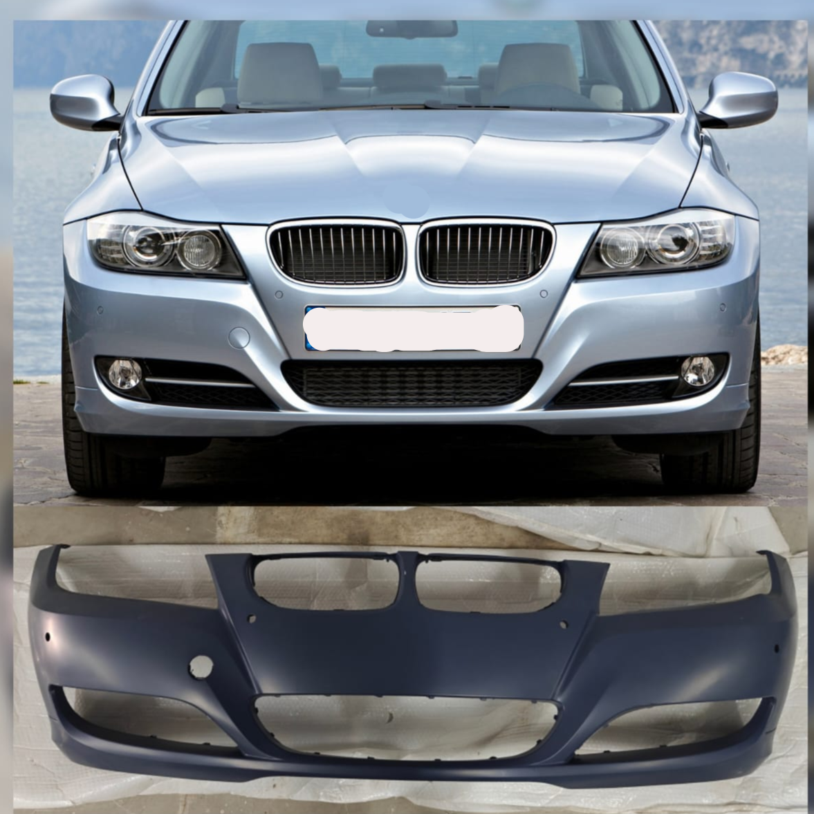 Front Bumper (Without Hole) 51117204249 Compatible With BMW 3 SERIES E90 2006-2012 Tag No.461B