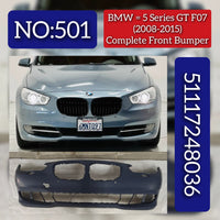 Front Bumper 51117248036 Compatible With BMW 5 Gran Turismo (F07)Tag No.501