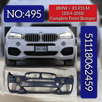 Front Bumper 51118062459 Compatible With BMW  X5 F15 2014-2019 Tag No.495