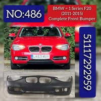 Front Bumper 51117292959 Compatible With BMW 1 Series F20 (2011-15)  Tag No.486