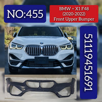 Front Upper Bumper 51119451691 Compatible With  BMW X1 F48 (2020-22) Tag No.455