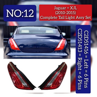 Complete Tail Light Assy Right C2D51413 Left C2D51416 Compatible With Jaguar  For XJL Tag No.12