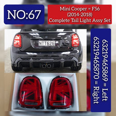 Tail Light Assy Set Right 63219465870 Left 63219465869 Compatible With MINI (F56) | MINI / COOPER Tag No.67