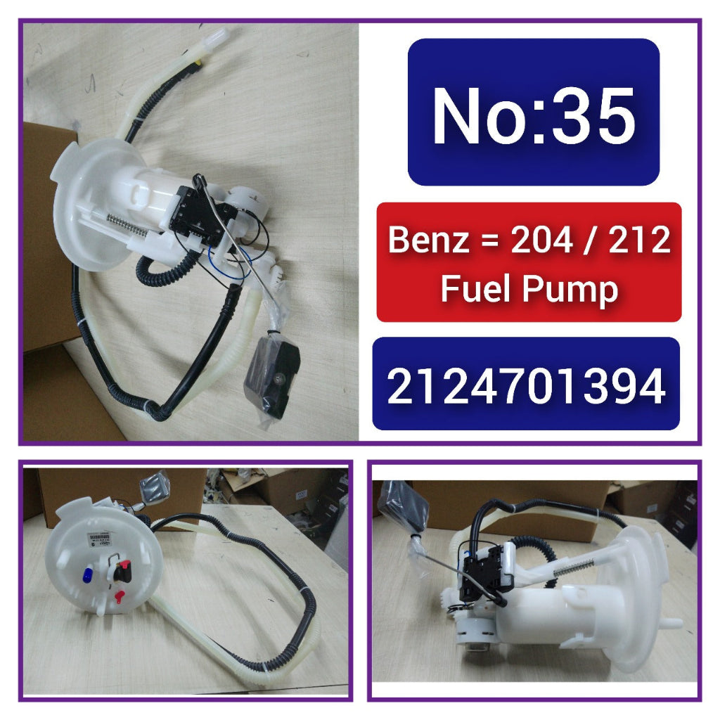 Fuel Pump 2124701394 A2124701394 Compatible With MERCEDES-BENZ C-CLASS (W204) E-CLASS (W212) Tag No.35