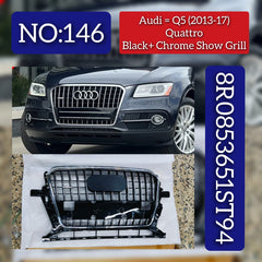 Show Grill 8R0853651ST94 Compatible With AUDI Q5 (2013-2017)