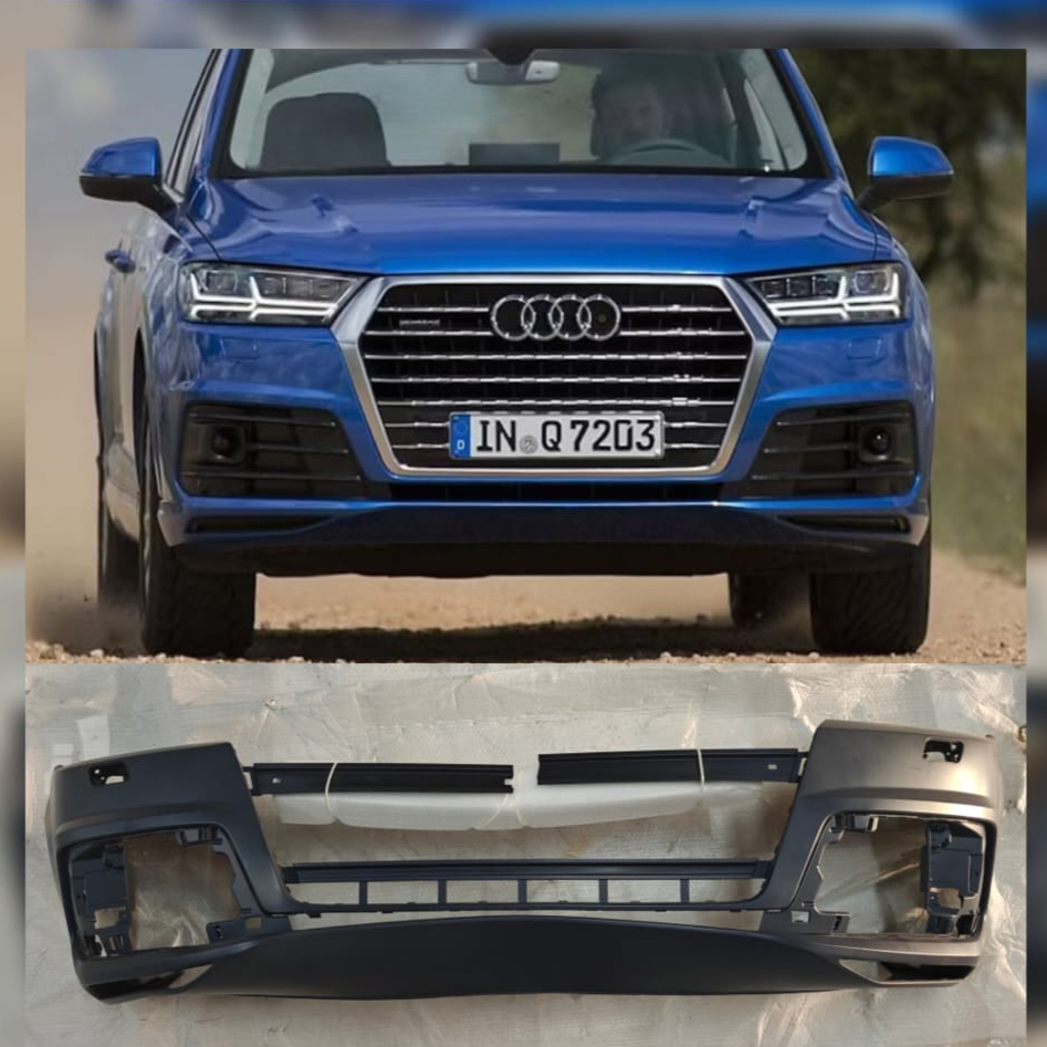 Front Rear Bumper 4M0807096A 4M0807065D Compatible With AUDI Q7 (4MB, 4MG, 4MQ) (2016-21) Tag No.117