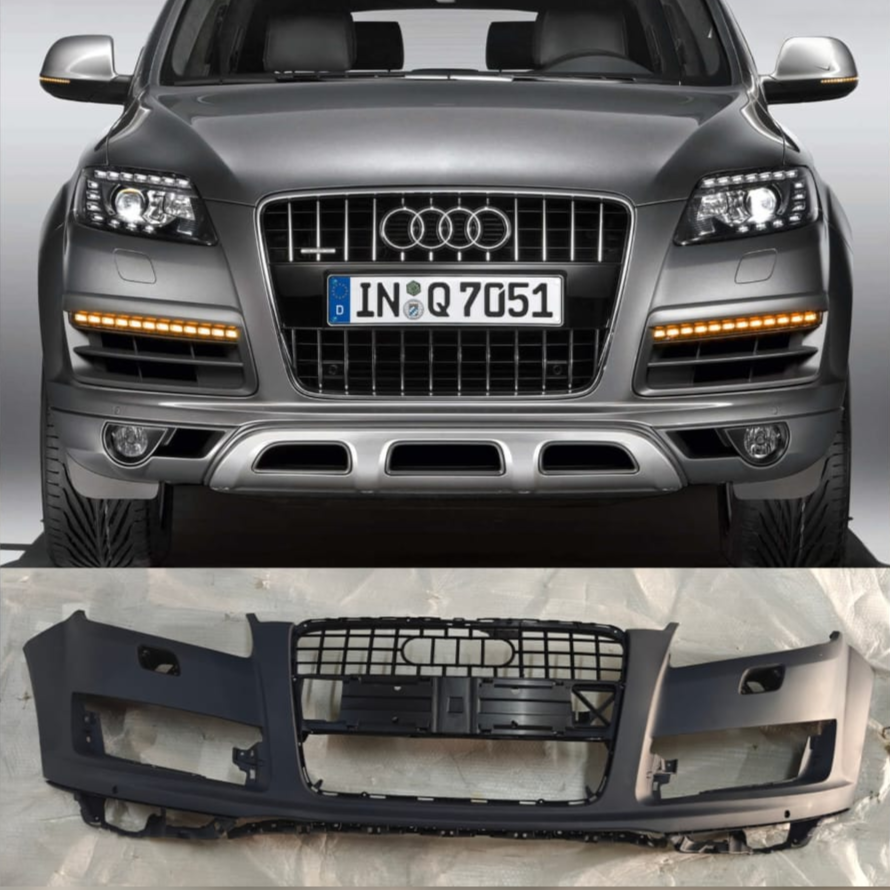 Front Bumper 4L0807105K 4L0807105KGRU Compatible With AUDI Q7 (4LB) (2009-2015) Tag No.112