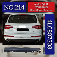 Rear Bumper 4L0807303 4L0807303D Compatible With AUDI Q7 (4LB) Tag No.214