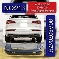 Rear Upper Complete Bumper 80A807067H 80D807067A Compatible With AUDI Q5 (FYB, FYG) Tag No.213
