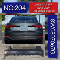 Rear Upper Bumper 8W0807067G Compatible With Audi A4 8W Tag No.204