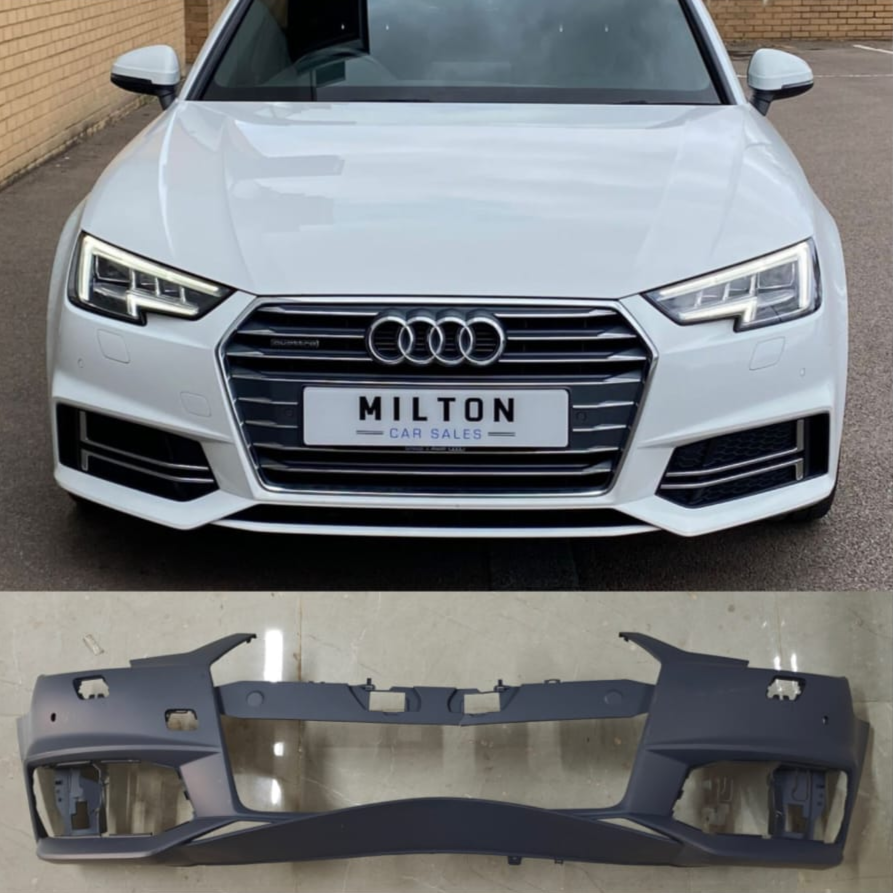 Front Rear Bumper 8W0807065K Compatible With AUDI A4 B9 (8W2, 8WC) | A4 / S4 (2016-2019) Tag No.14