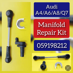 Intake Manifold Repair Set  059198212 Compatible With AUDI A4 & A6  & A8 & Q3