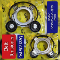 Belt Tensioner With Pulley 06L903133Q & 059903133AC & 059903133AK & 059903133AT Compatible With AUDI A4 Allroad B9 (8WH, 8WJ) & A6 C8 (4A2) & Q5 (FYB, FYG)