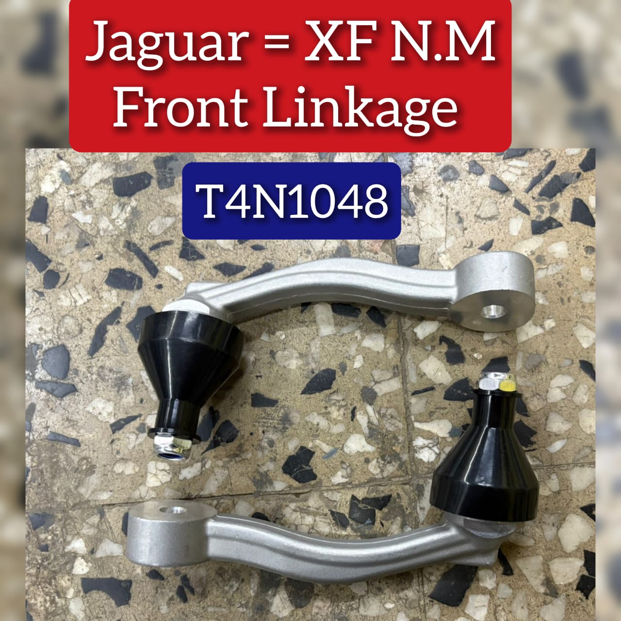Front Axle Sway Bar End Stabilizer Link Right & Left T4N1048 XR81834 C2C18573 C2C39468 C2D24220 Set Compatible With JAGUAR XJ (X351)  & XF I (X250) & F-TYPE Coupe (X152)