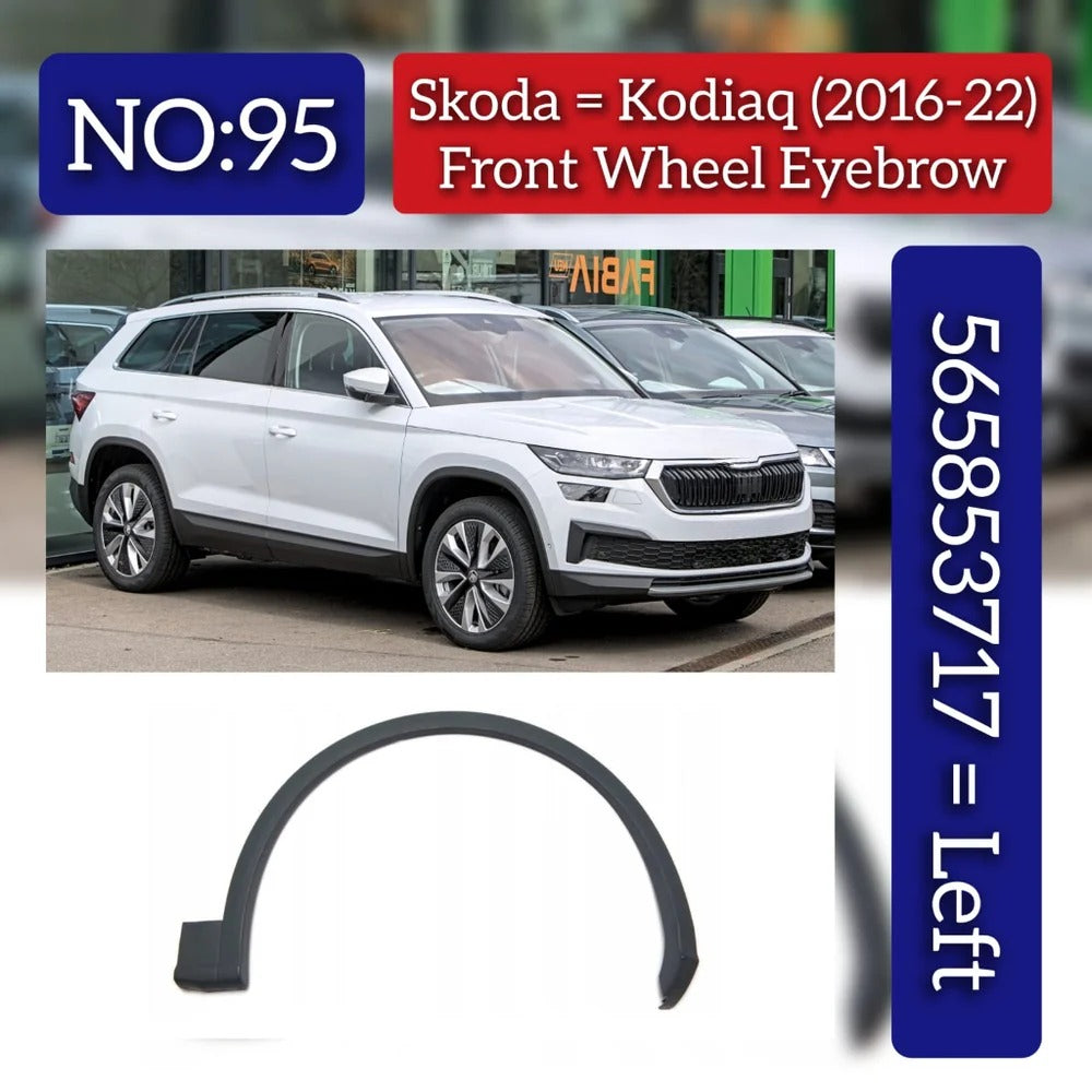 Front Left Wheel Arch (EYEBROW) 565853717 Compatible With Skoda Kodiaq