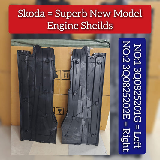 Underbody Trim 3Q0825201G Compatible with SKODA SUPERB Tag No.1