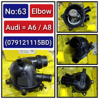 Elbow (Thermostat) 079121115BD 079121115AQ 079121115BL Compatible With AUDI A6 C7 (4G2, 4GC) | A6 / S6 A6 C7 Avant (4G5, 4GD) | A6 / S6
