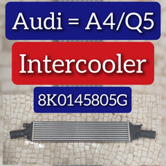 Tubocharger Radiator 8K0145805G Compatible With AUDI A4 B8 (8K2) | A4 / S4 A6 C7 (4G2, 4GC) | A6 / S6 Q5 (8RB)