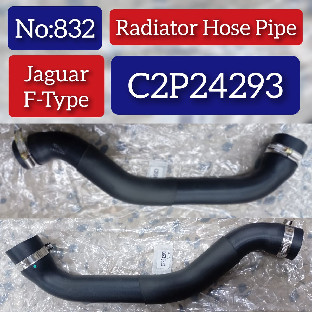 Radiator Hose C2P24293 Compatible With Jaguar  F-TYPE Coupe (X152)  F-TYPE Convertible (X152)