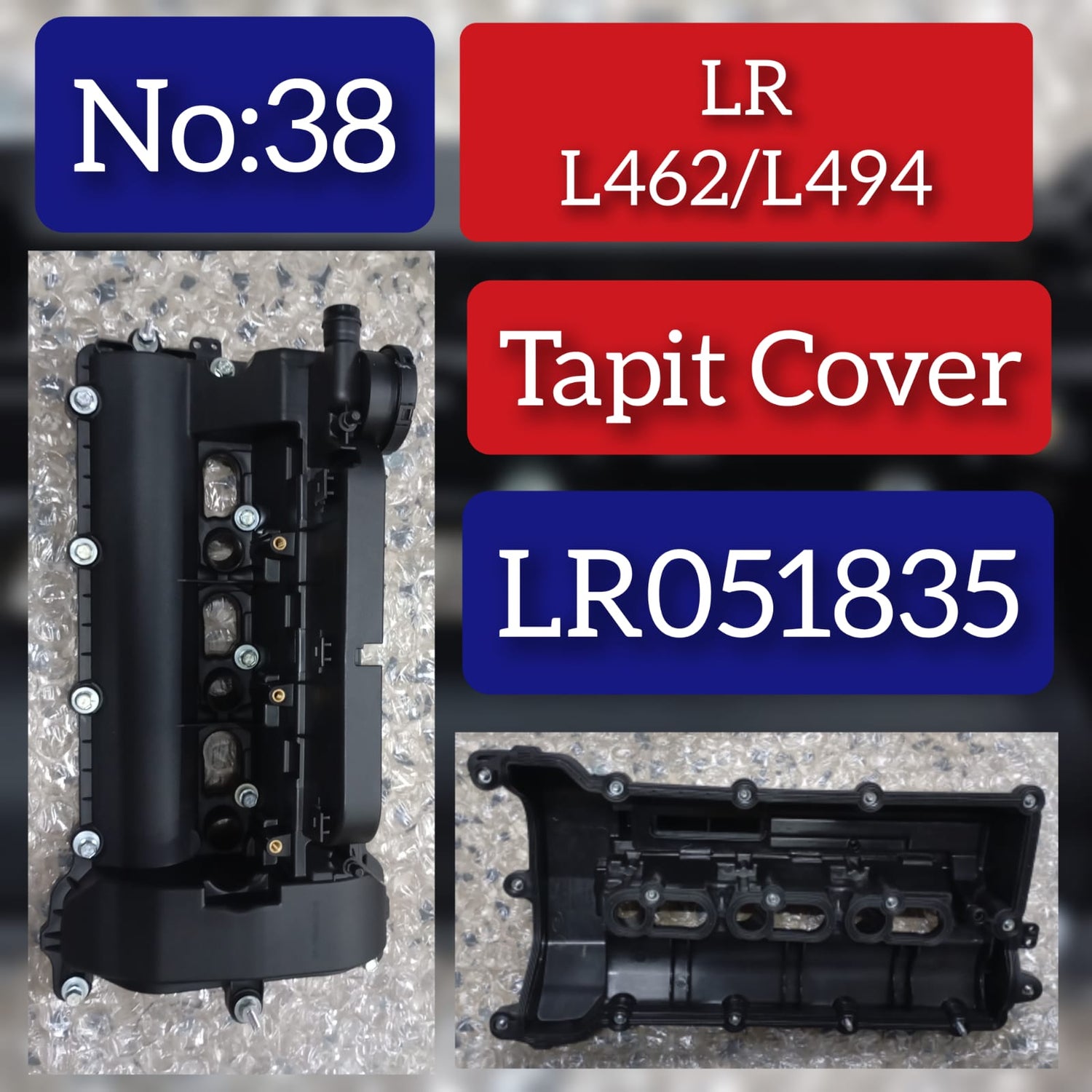 Engine Valve Cover Right LR041684 LR051835 LR109354 Compatible With LAND ROVER DISCOVERY V (L462) RANGE ROVER SPORT II (L494)