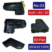Transmission Oil Pan 0CK321359K 0CK321359L 0CK321359M Compatible With AUDI A4 B9 (8W2, 8WC) | A4 / S4 A5 Convertible (F57, F5E) | A5 / S5
