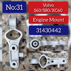 Engine Mounting 31430442 Compatible With VOLVO  Volvo S60  VOLVO - S80  Volvo XC60 Tag No.31