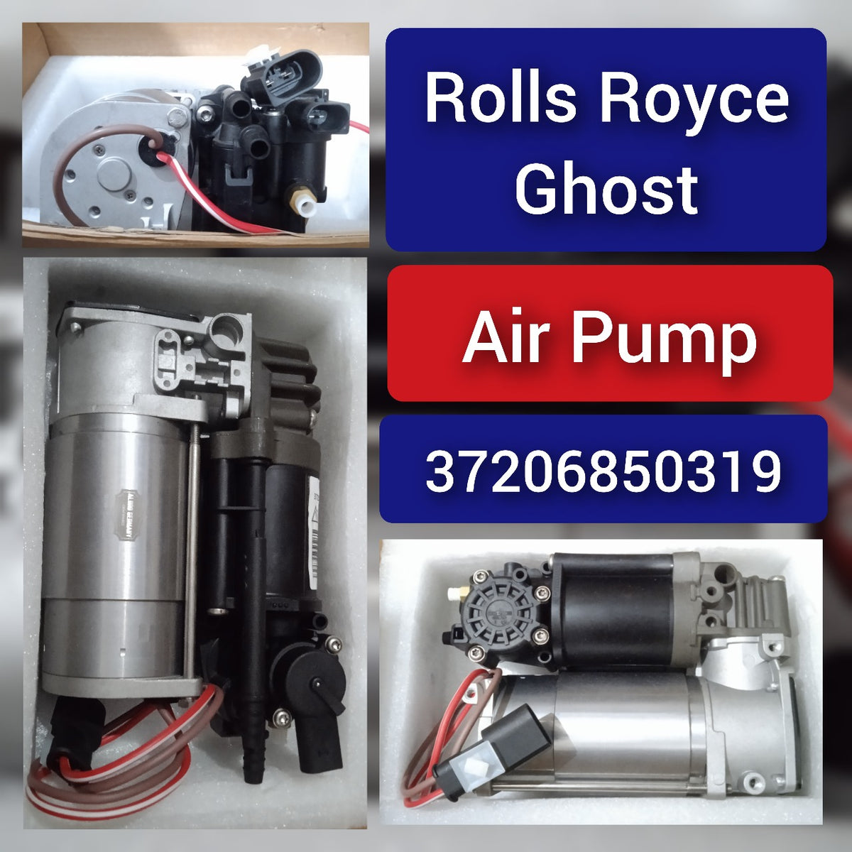 Air Suspension Compressor Pump 37206886059 & 37206850319