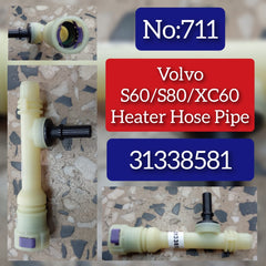 Heater Hose Pipe 31338581 Compatible With Volvo S60  - S80  VOLVO XC60 I SUV (156) Tag No.711