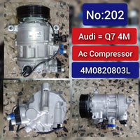 AC Compressor 4M0820803L 4M0816803L 4M0820803A 4M0820803J Compatible with AUDI Q7 (4MB, 4MG, 4MQ)