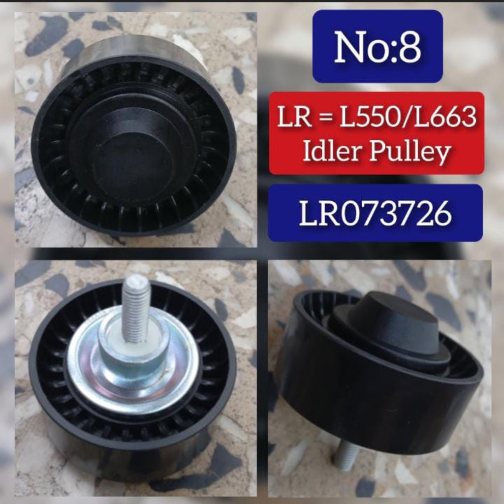 Crankshaft Pulley LR073726 LR071758 LR071712 Compatible With Land Rover Defender Station Wagon (L663) Defender Van (L663) Discovery Sport (L550) Discovery Sport Van (L550) Tag no : 8