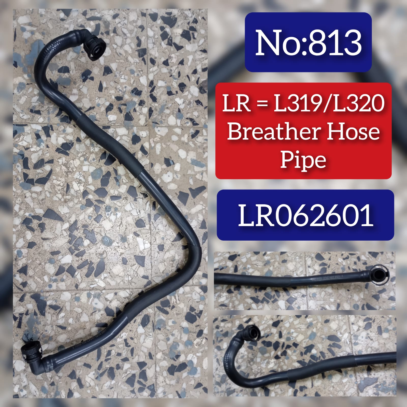Breather Tube LR062601 Compatible With LANDROVER  DISCOVERY IV (L319)  RANGE ROVER SPORT I (L320)