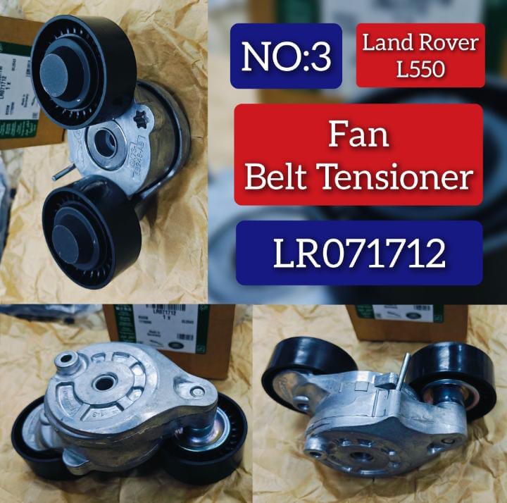 Belt Tensioner With Pulley LR071712 Compatible With LAND ROVER DISCOVERY SPORT (L550) & RANGE ROVER EVOQUE (L538) & RANGE ROVER EVOQUE (L551) & RANGE ROVER SPORT II (L494) & JAGUAR XE (X760) & XF II (X260) & XF SPORTBRAKE (X260)