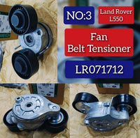 Belt Tensioner With Pulley LR071712 Compatible With LAND ROVER DISCOVERY SPORT (L550) & RANGE ROVER EVOQUE (L538) & RANGE ROVER EVOQUE (L551) & RANGE ROVER SPORT II (L494) & JAGUAR XE (X760) & XF II (X260) & XF SPORTBRAKE (X260)