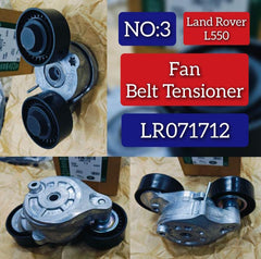 Belt Tensioner With Pulley LR071712 Compatible With LAND ROVER DISCOVERY SPORT (L550) & RANGE ROVER EVOQUE (L538) & RANGE ROVER EVOQUE (L551) & RANGE ROVER SPORT II (L494) & JAGUAR XE (X760) & XF II (X260) & XF SPORTBRAKE (X260)