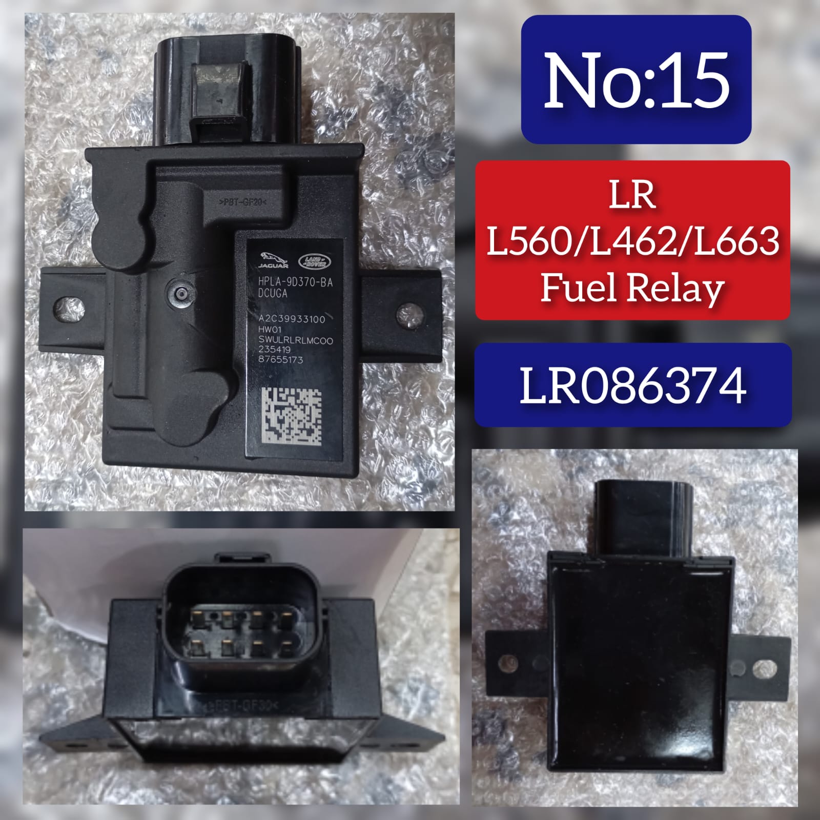 Fuel Pump Module Controller LR086374 Compatible With LAND ROVER DEFENDER Station Wagon (L663) DISCOVERY V (L462) RANGE ROVER SPORT II (L494) RANGE ROVER VELAR (L560)