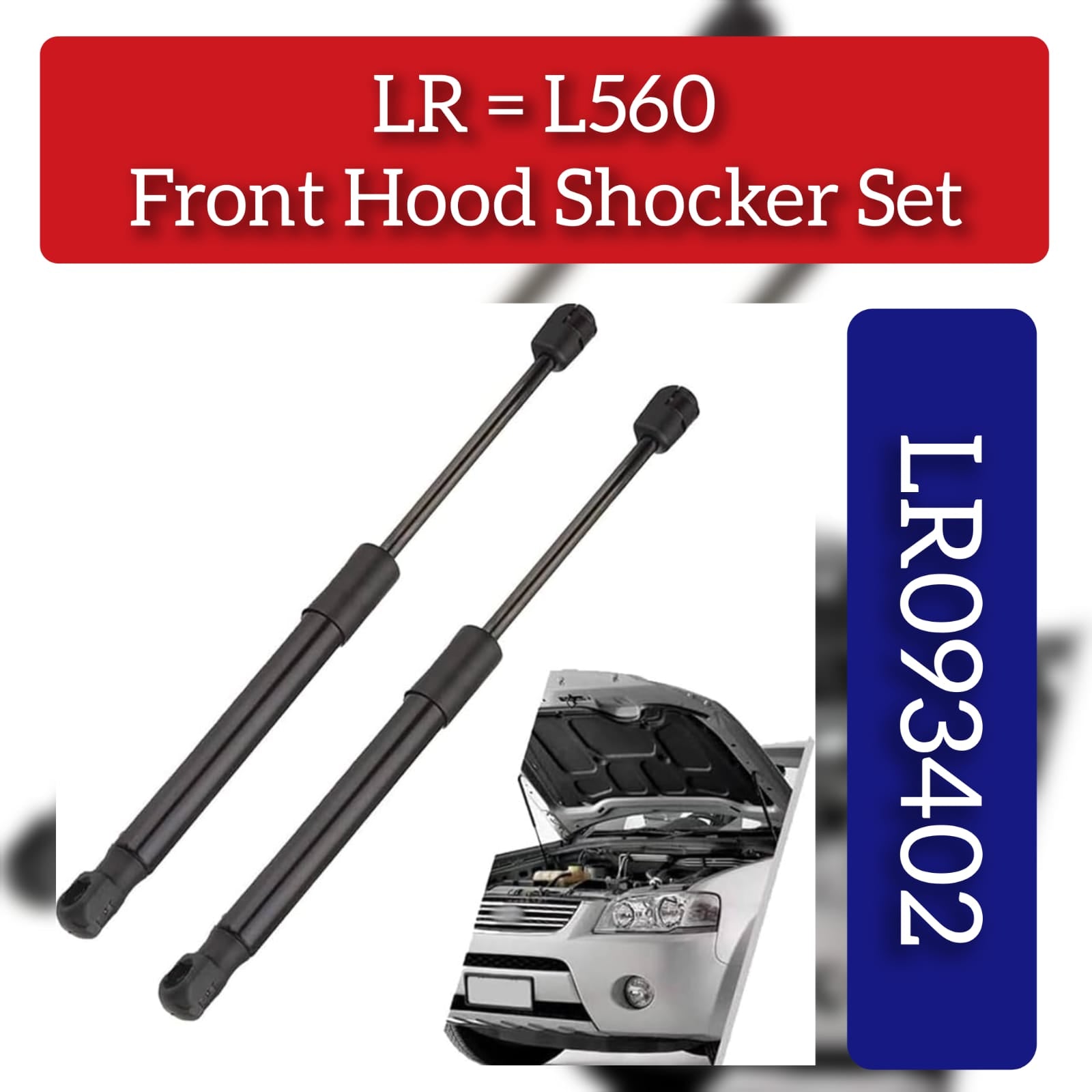 Bonnet Gas Spring Shock LR093402 Compatible With RANGE ROVER VELAR (L560)