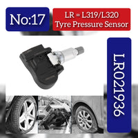 TPMS Tire Pressure Sensor LR021936 Compatible With DISCOVERY IV (L319)  RANGE ROVER SPORT I (L320)  LAND ROVER RANGE ROVER III (L322 Tag No.17