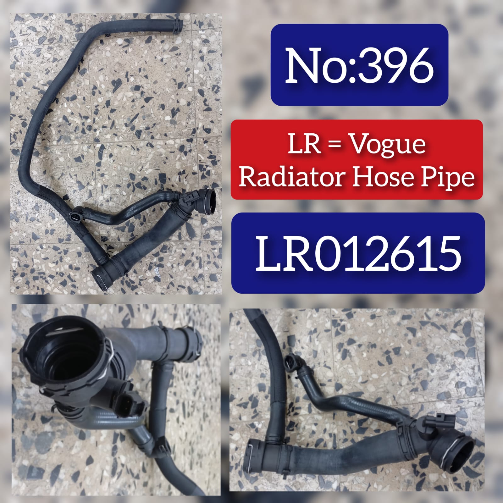 Radiator Hose LR012615 Compatible With Range Rover Vogue