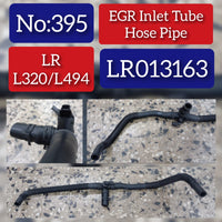 EGR Intel Tube Hose LR013163 Compatible With Range Rover Sport - L494  RANGE ROVER IV (L405) Tag no.395