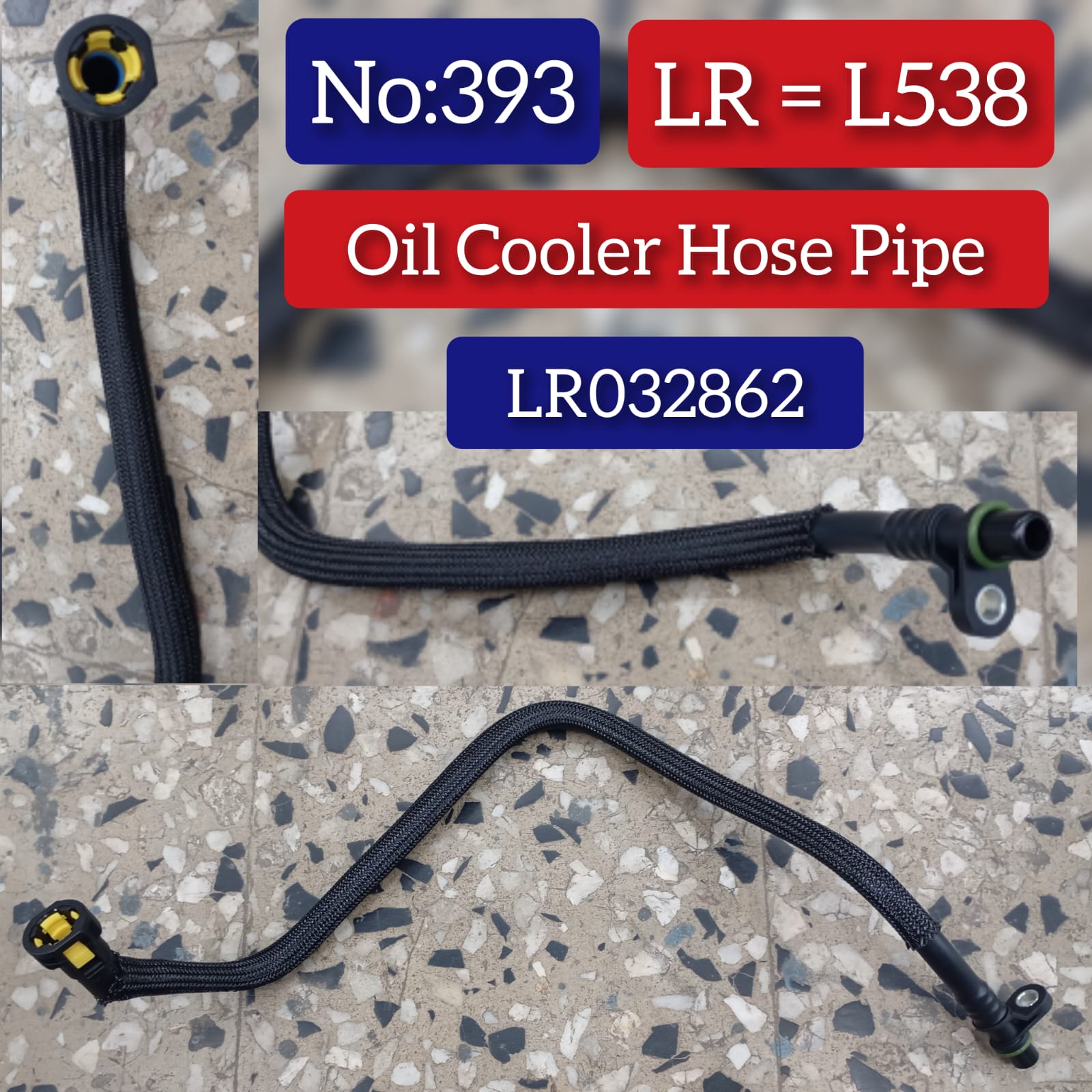 Water Hose LR032862 Compatible With Range Rover Evoque (L538)