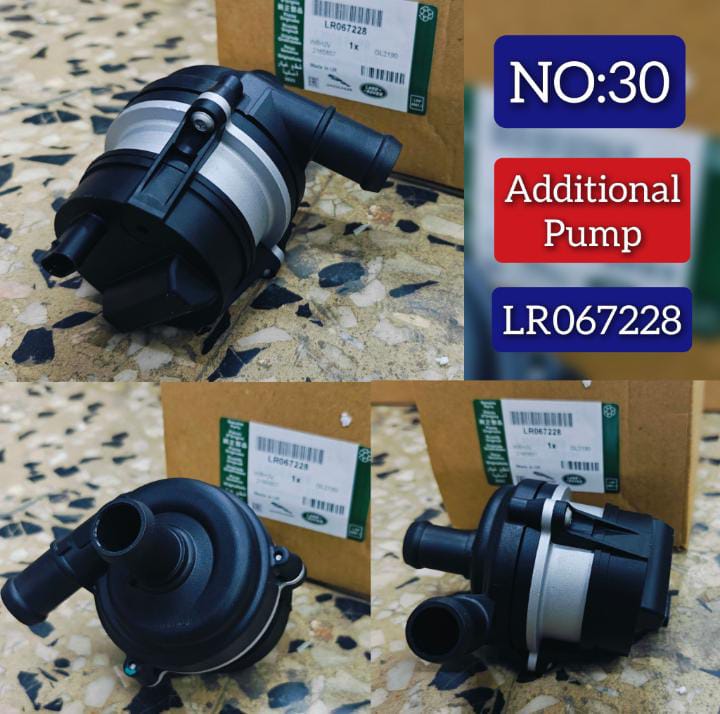 Additional Auxiliary Electric Water Pump LR067228 EX538501AA  Compatible with Land Rover Range Rover Tag  No.30