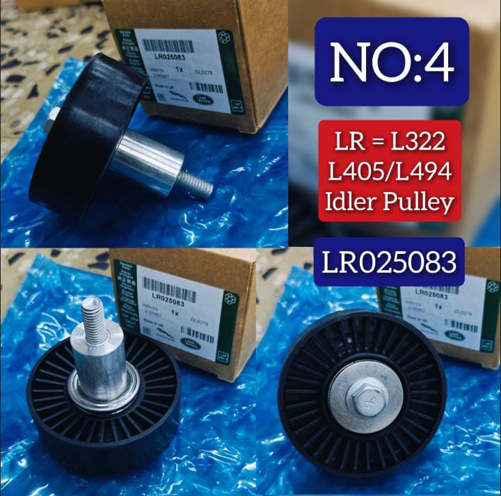Belt Idler Pulley LR025083 Compatible with LAND ROVER RANGE ROVER SPORT L320