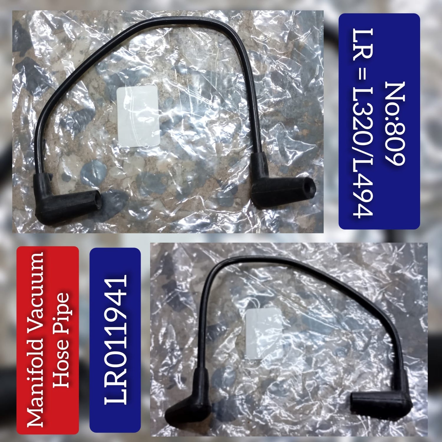 Vaccum Hose LR011941 Compatible With Range Rover Sport L494 Tag No.809