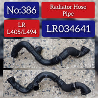 Radiator Hose LR034641 Compatible With Land Rover L405 L494 Tag No.386