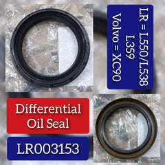 Oil Seal LR003153 Compatible With  DISCOVERY SPORT (L550) FREELANDER 2 (L359) | LR2 RANGE ROVER EVOQUE (L538) RANGE ROVER EVOQUE (L551)
