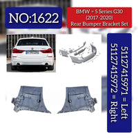 Rear Bumper Bracket Left 51127415971 Right 51127415972 Compatible With BMW  5 SERIES G30 Tag No.1622