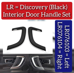 Interior Door Handle Surrounding Cover Trim Left LR076103 Right LR076104 Compatible with LANDROVER  Range Rover & LAND ROVER DISCOVERY V (L462)