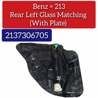 Rear Left Power Window Regulator With Plate 2057307901 2137306705 A2057307901 A2057307904 Compatible with MERCEDES-BENZ C-CLASS (W205) & E-CLASS W213