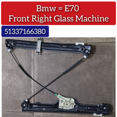 Front Right Power Window Regulator 51337166380 Compatible with BMW X5 (E70)